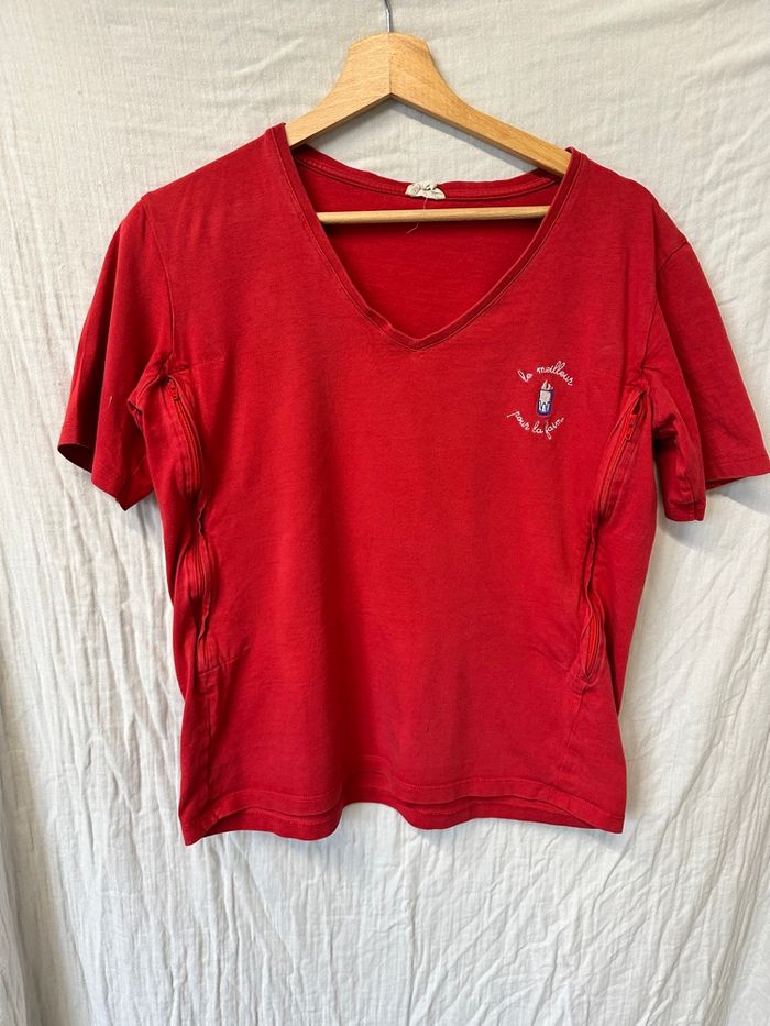 ❤️ T-shirt d’allaitement Tajinebanane – “Le meilleur pour la faim” – Taille S