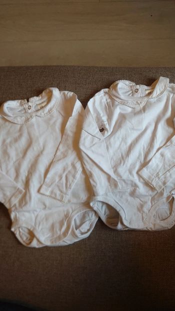 Lot 2 bodies à col H&M