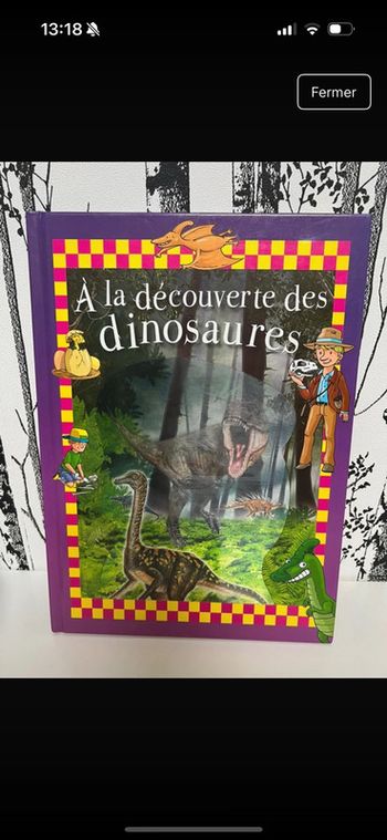 Livre A la découverte des dinosaures