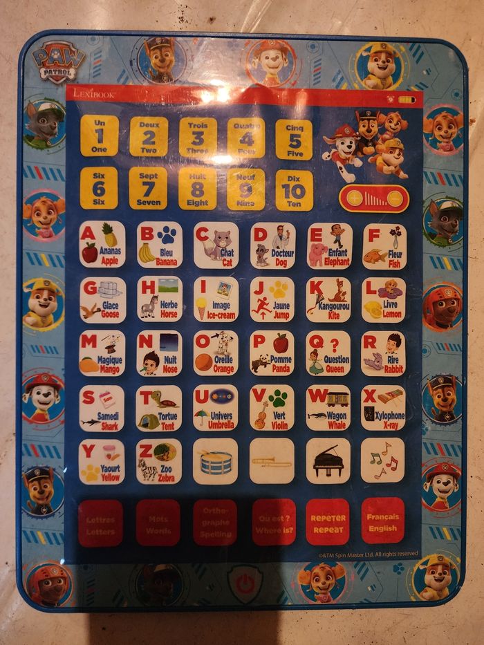 Tablette pat patrouille