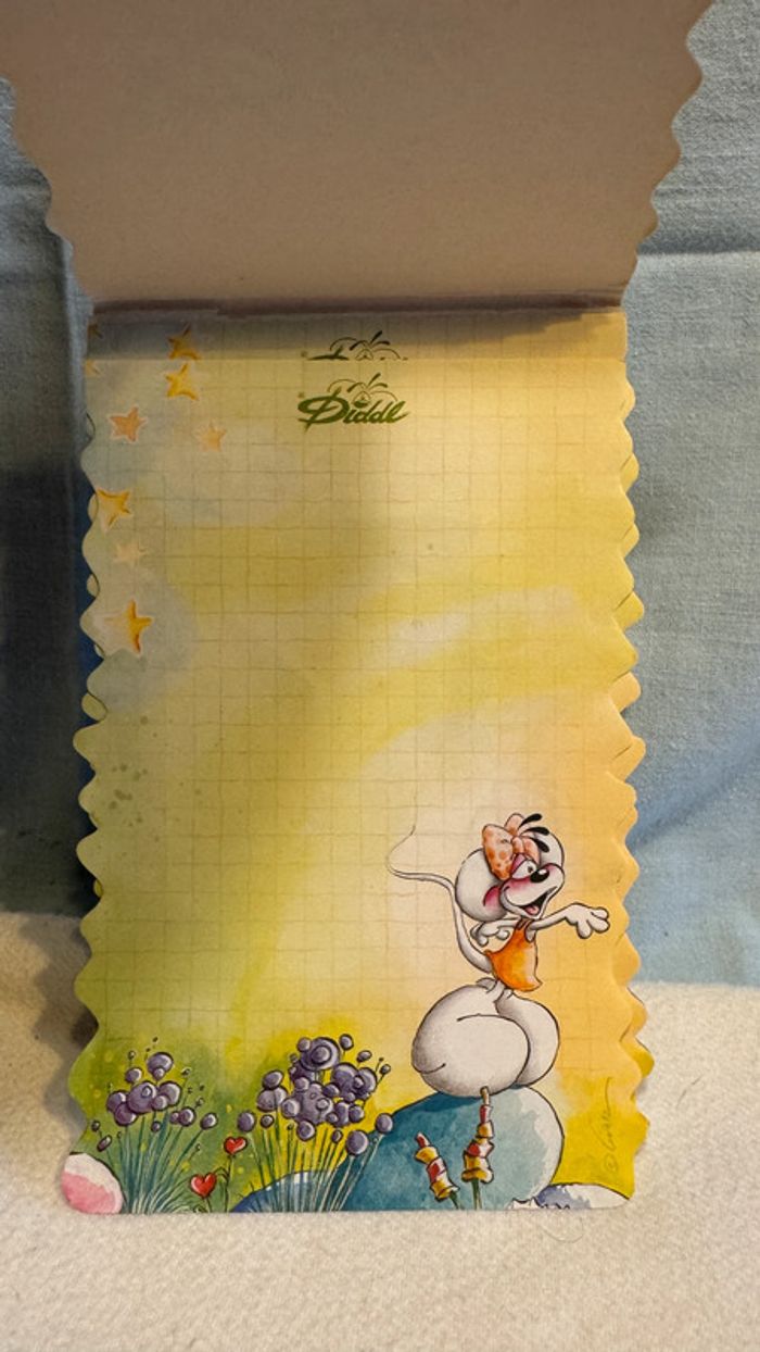 Bloc note Diddl puzzles jaune - photo numéro 4