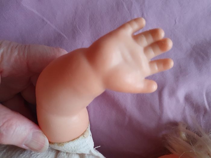 Poupée blonde années 70 yeux bleus - photo numéro 6