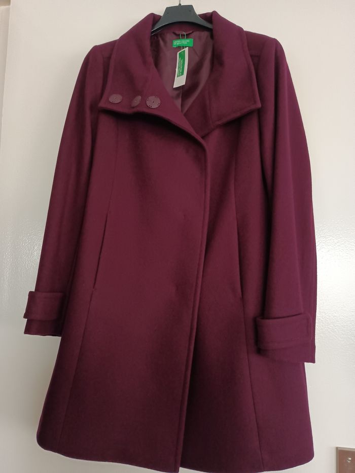 Manteau Benetton taille 38 - photo numéro 3