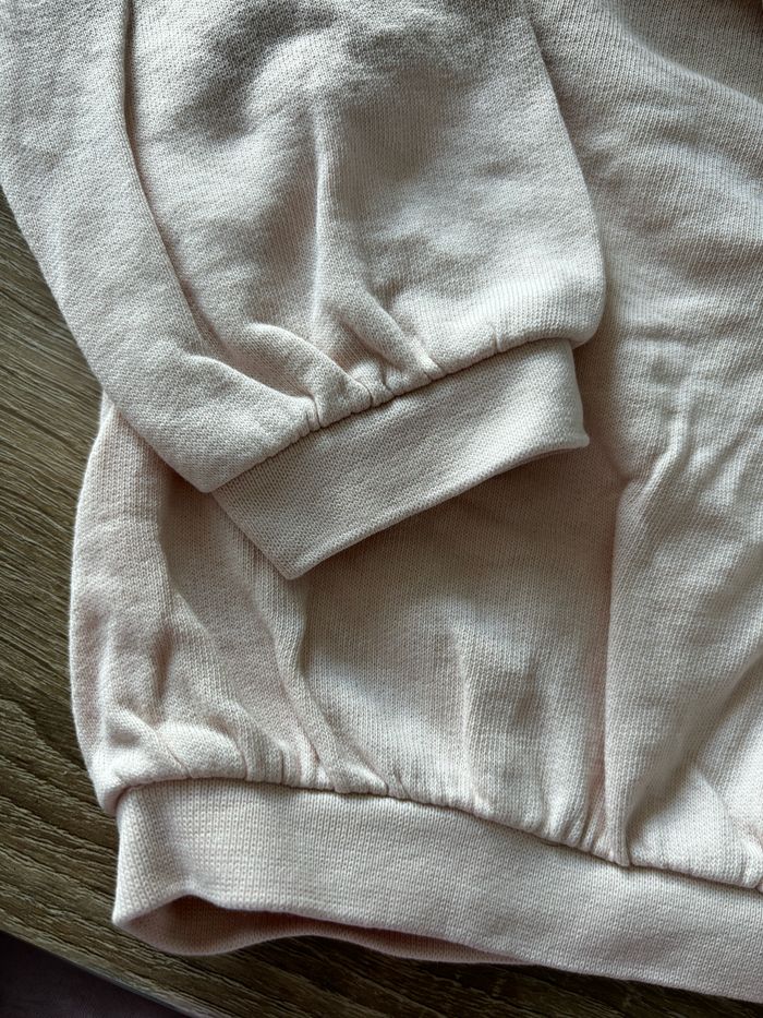 Sweat rose dentelle TAPE À L’œil t.18m - photo numéro 3