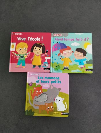Livre kididoc meteo, école ou animaux