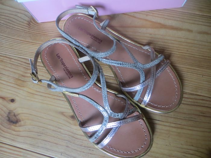 Sandales Mure les tropeziennes bronze rose 37 - photo numéro 2