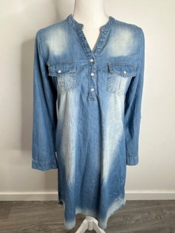 Robe en jean denim bleu délavé Tissaia T38 M