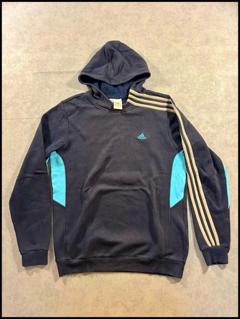 Pull à capuche Adidas Vintage bleu marine Taille 16ans/ XS