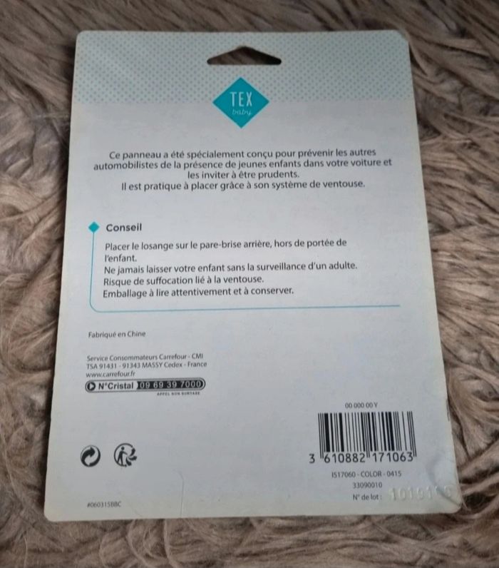 Losange amovible (Bébé à Bord) - photo numéro 2