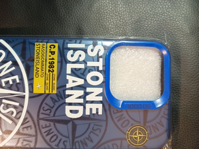 Coque stone island bleu ip15 pro max - photo numéro 2