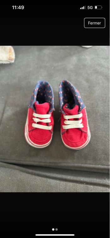 Petite chaussure bébé  1-3mois
