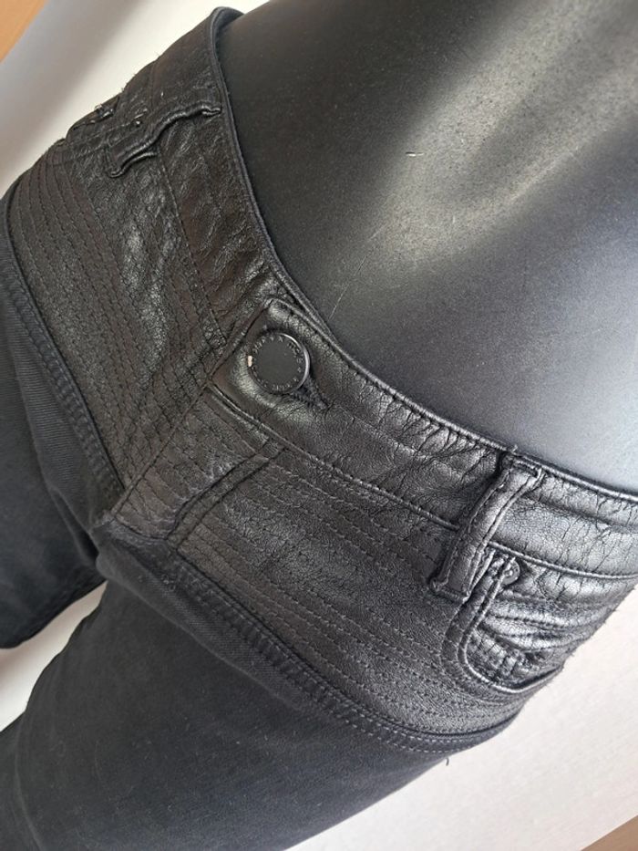 Maje jean noir T.38 en tbe - photo numéro 3