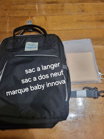 Sac a langer neuf 