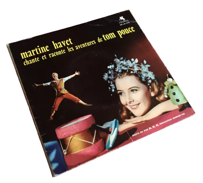 Vinyle 45 tours Martine Havet Chante et raconte les aventures de Tom Pouce (1960) - photo numéro 4