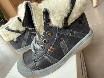 Bottines chaudes Babybottes grises en 25 NEUVES