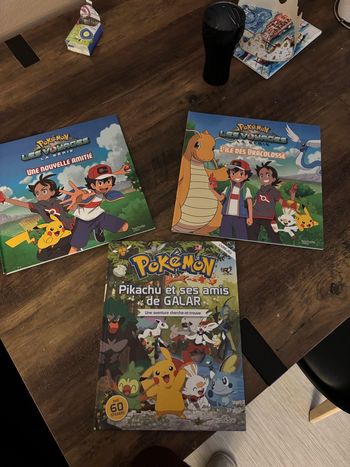 Lot de 3 livres Pokémon 