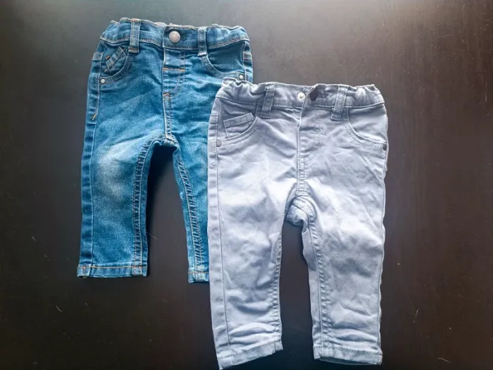 Lot de 2 jeans 6 mois