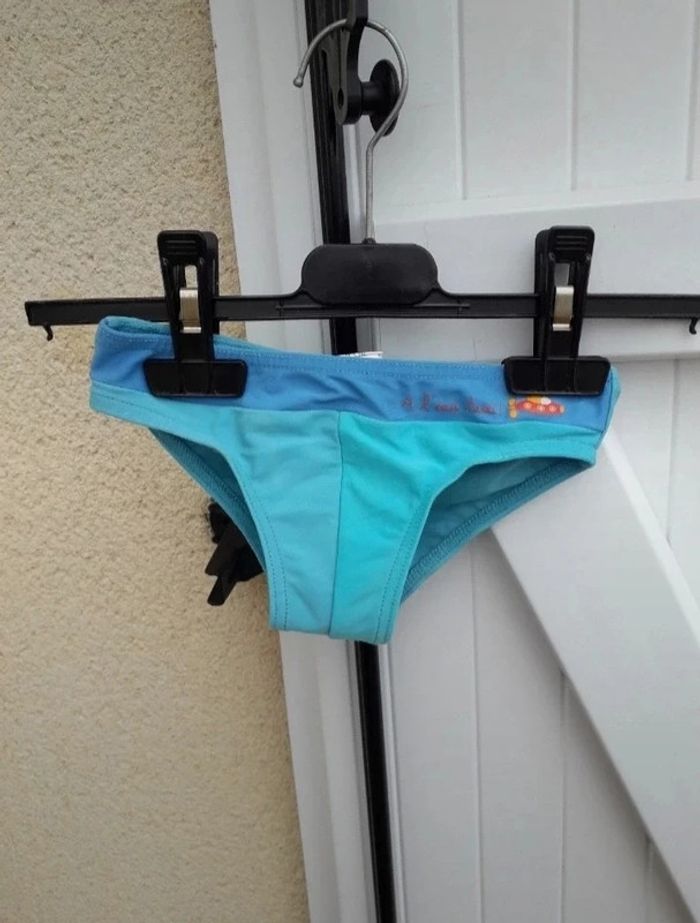 Lot 2 slips de bains bébé garçons 2 ans - photo numéro 2