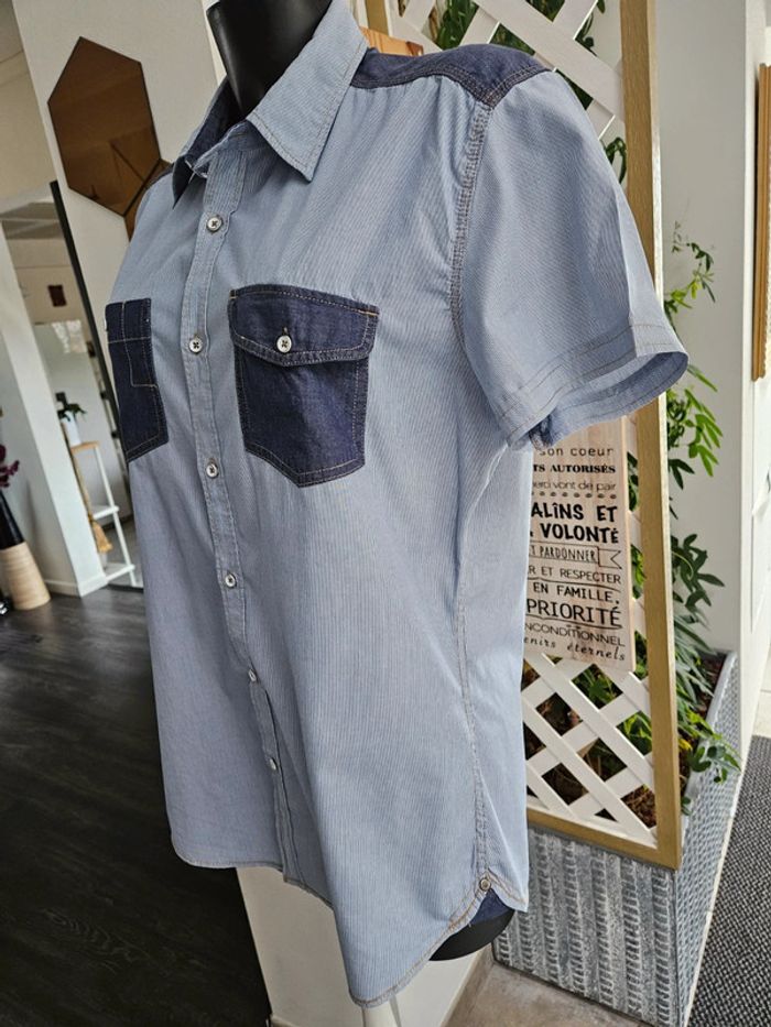 WE chemise bleu taille L - photo numéro 3