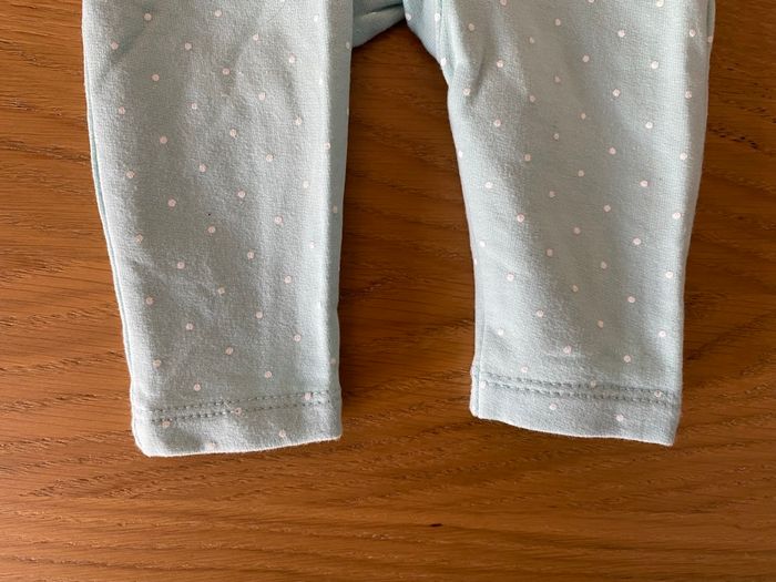 C&A Pantalon Legging turquoise Taille 3 mois - photo numéro 4