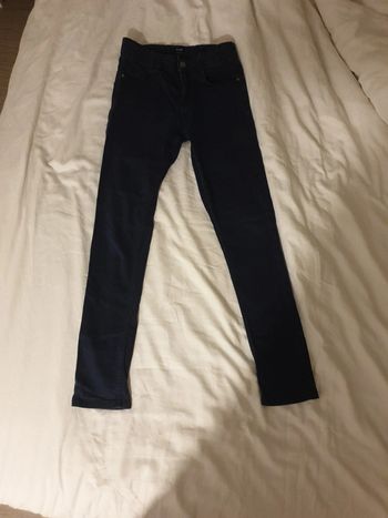 Jean skinny fit bleu marine fille taille 12 ans