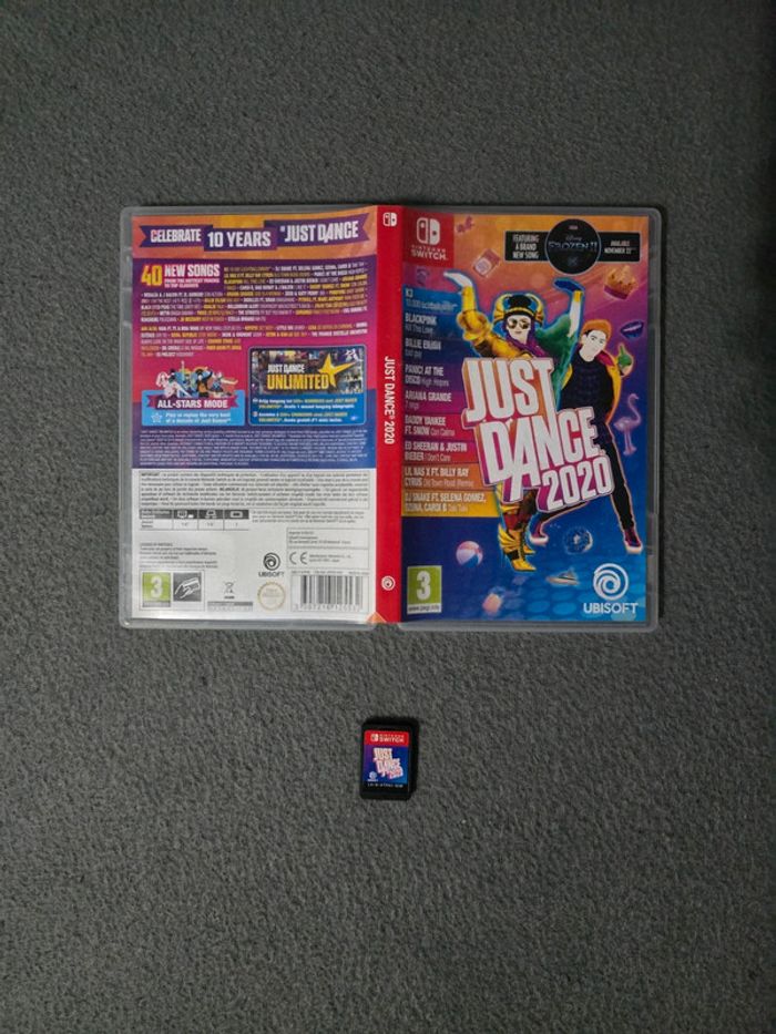 Jeu Nintendo switch just dance 2020