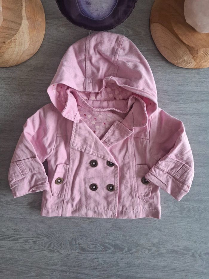 Veste trench court taille 3 mois - photo numéro 2