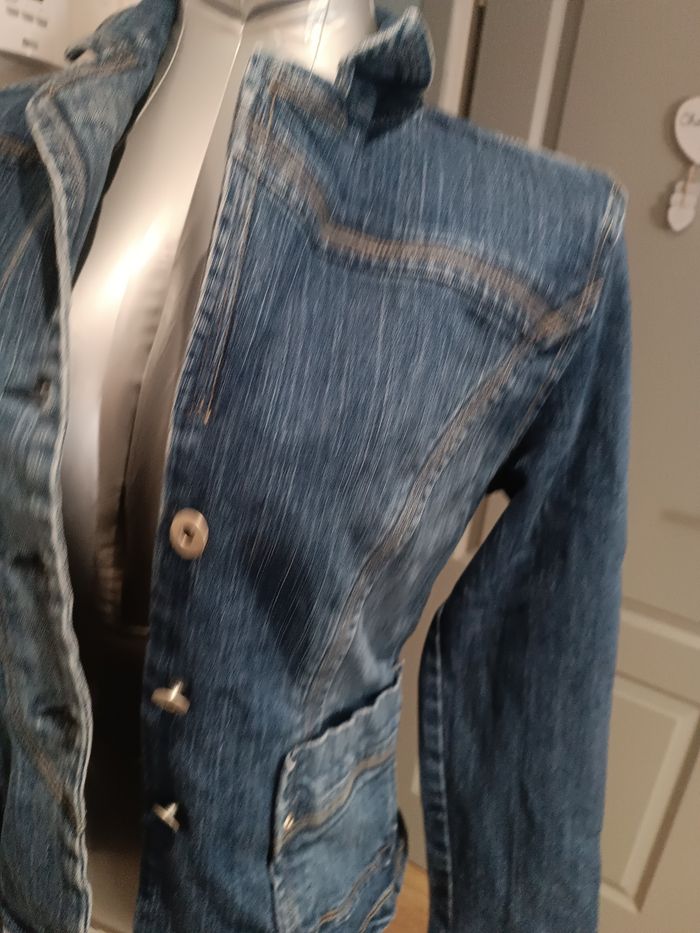 Veste jean femme t 2 - photo numéro 3