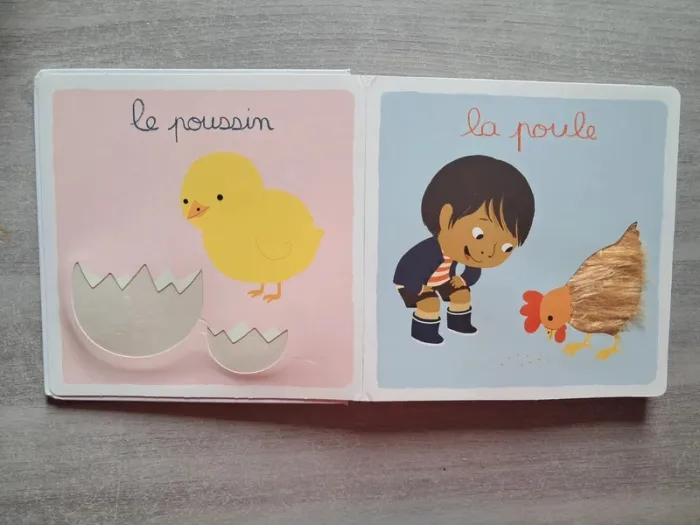 Livre a toucher je vais a la ferme - photo numéro 3