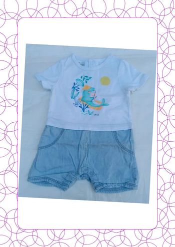 Combi-short 3 mois La Compagnie des Petits