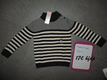 pull tape à l'oeil taille 6 ans