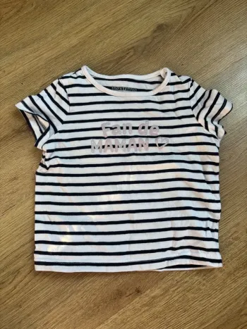 T-shirt à rayures In extenso