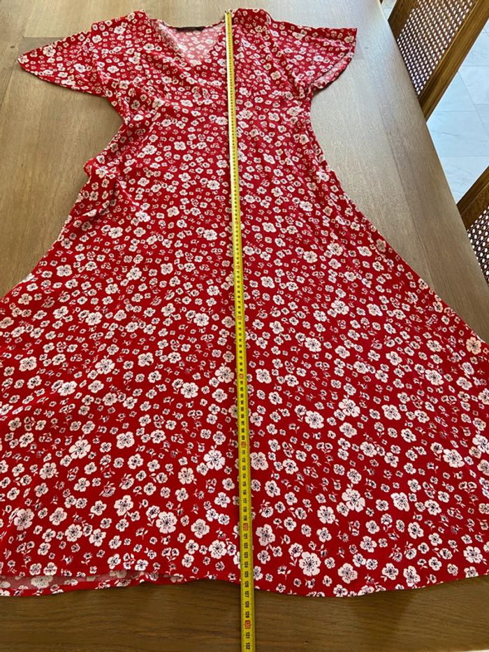Robe d’été rouge à fleurs Monoprix taille 42 - photo numéro 15