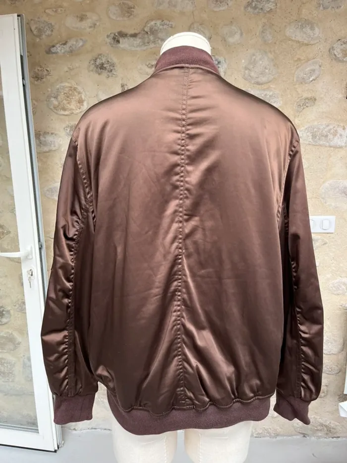 Asos - Veste bomber marron chocolat - photo numéro 2