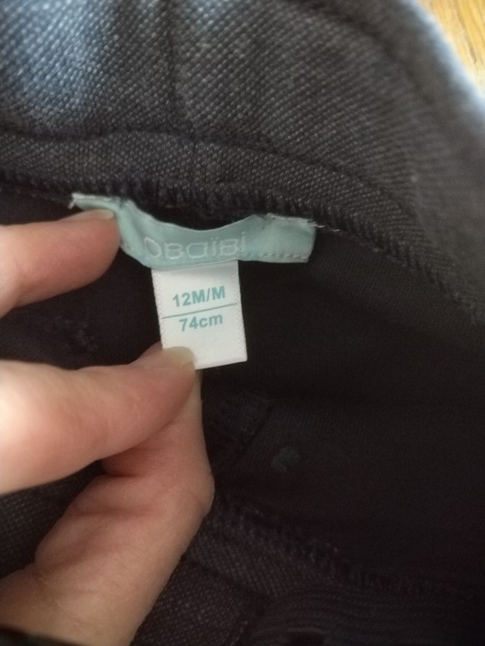 Pantalon bébé garçon Okaïdi 12 mois - photo numéro 4