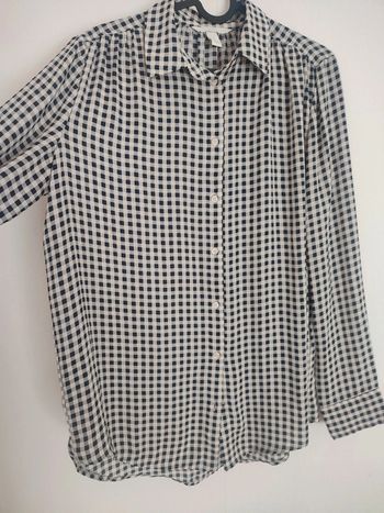 Chemise à carreaux oversize taille S , H&M
