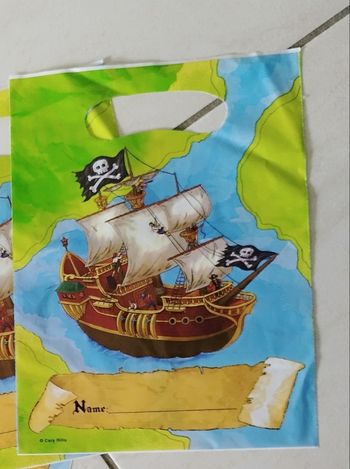 Lot de 8 sacs à butin anniversaire