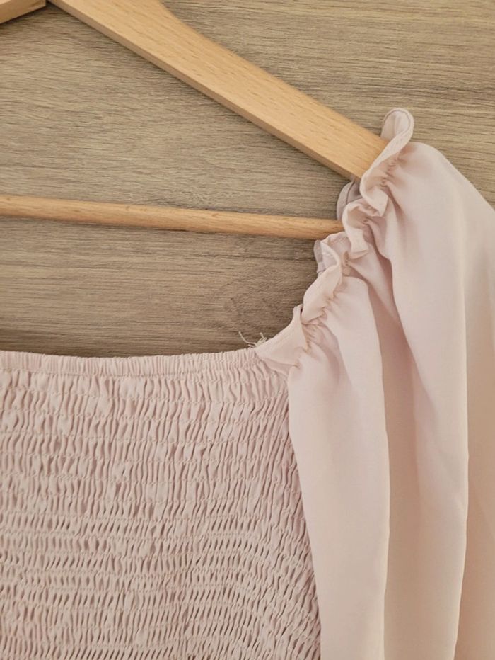 Robe été fluide rose poudré Shein - photo numéro 3