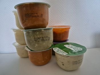 Petit pot de 8mois avec morceaux bledina
