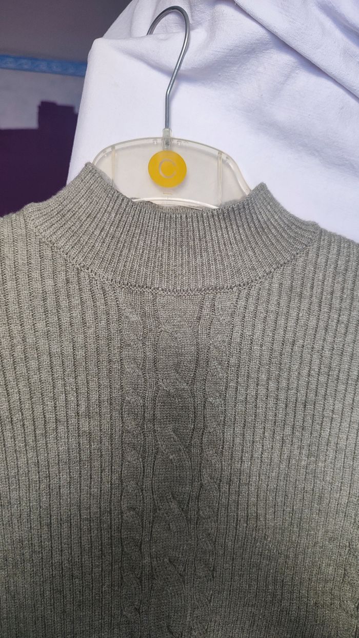 Pull vert amande taille XS - photo numéro 5