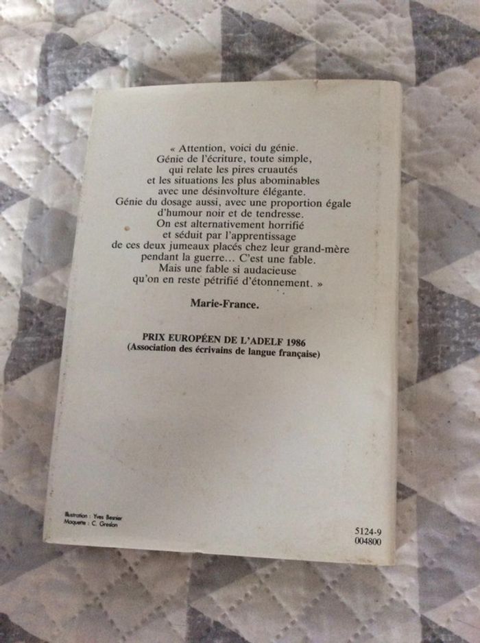 #le grand cahier Agota Kristof - photo numéro 4