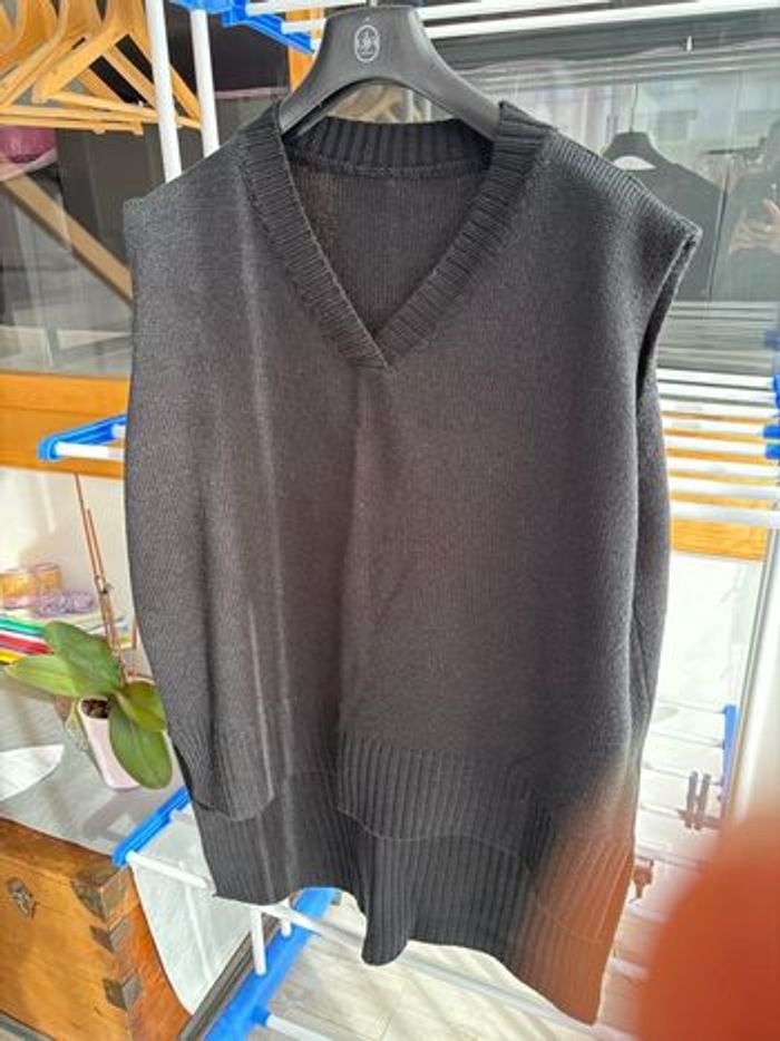 Pull sans manches  noir