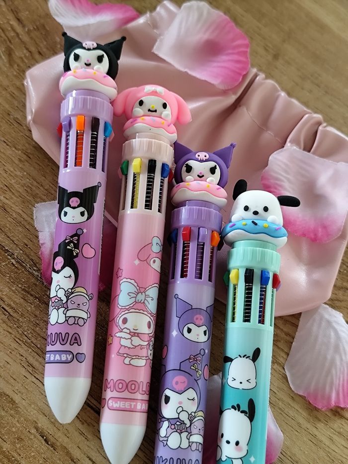 crayon 10 couleurs sanrio kawaii neuf