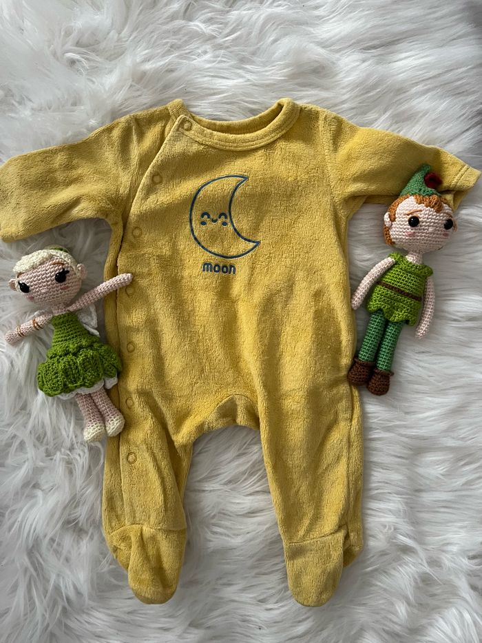 Lot de deux pyjamas 0 mois - photo numéro 2