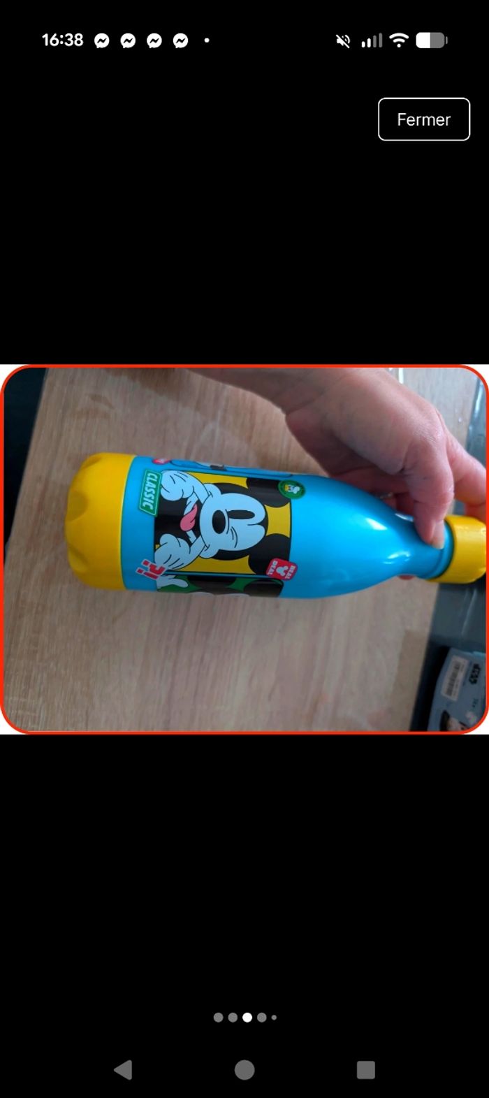 Gourde Mickey Mouse Disney - 560ml - Neuve - photo numéro 3