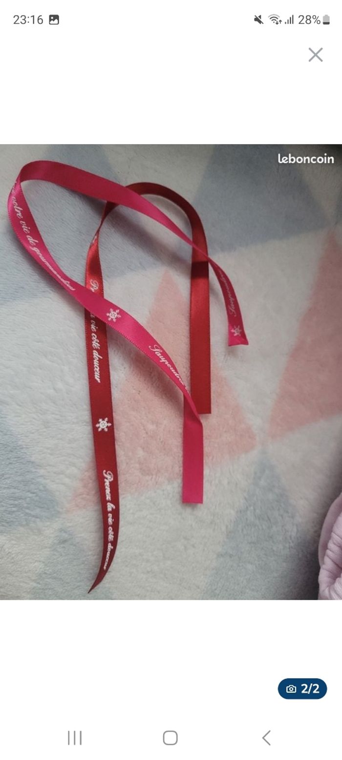 Lot de 2 bracelets en tissu Nocibé💕 - photo numéro 2
