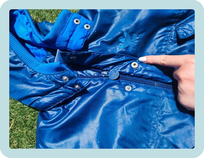 Doudoune bleue Adidas 4ans - photo numéro 7