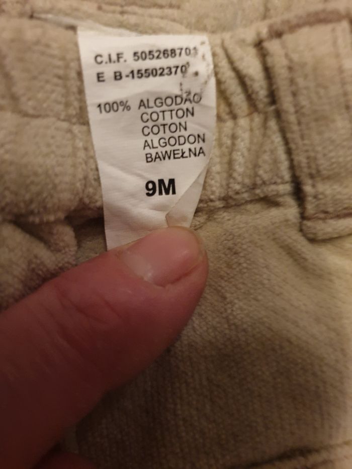 Pantalon velours beige - photo numéro 2