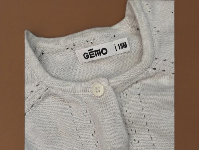 Gilet blanc Gémo - photo numéro 4