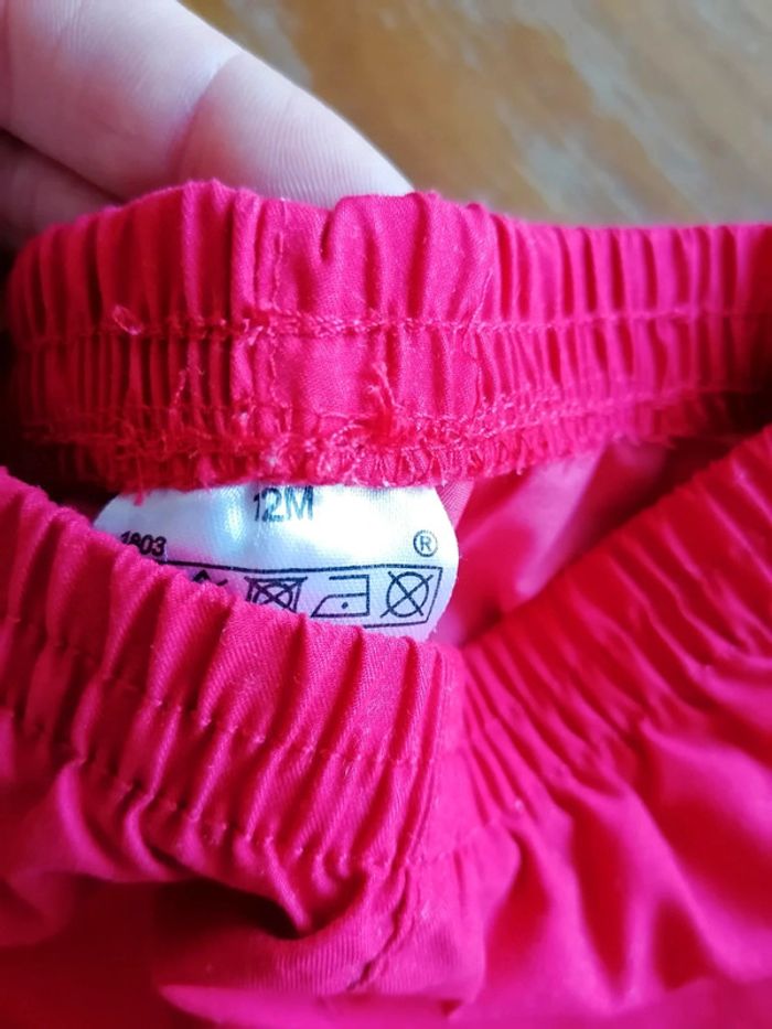 Ensemble short / tshirt nounours 12 mois - photo numéro 3